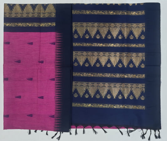 Traditional Handloom Madurai Cotton Saree