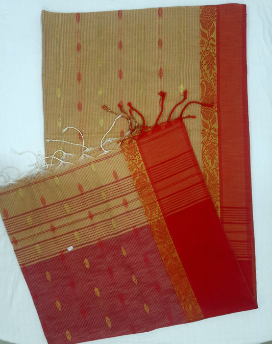 Traditional Handloom Bengal Cotton Saree